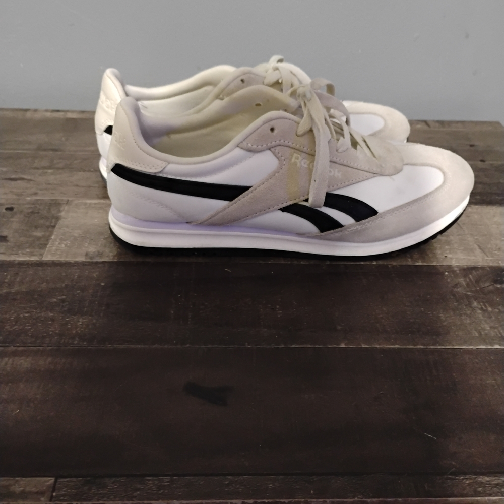 Reebok Women’s White and Black Sneakers